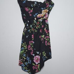 Zenobia‎ Black Floral Jumpsuit